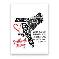 Southeast Strong Hurricane Helene Survivor When You Go Through Deep Wat Poster