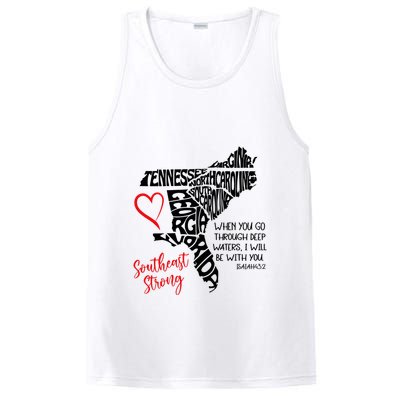 Southeast Strong Hurricane Helene Survivor When You Go Through Deep Wat PosiCharge Competitor Tank