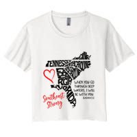 Southeast Strong Hurricane Helene Survivor When You Go Through Deep Wat Crop Top