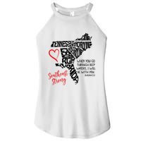 Southeast Strong Hurricane Helene Survivor When You Go Through Deep Wat Women's Perfect Tri Rocker Tank