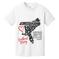 Southeast Strong Hurricane Helene Survivor When You Go Through Deep Wat Kids T-Shirt