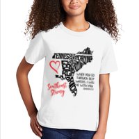 Southeast Strong Hurricane Helene Survivor When You Go Through Deep Wat Kids T-Shirt