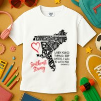 Southeast Strong Hurricane Helene Survivor When You Go Through Deep Wat Kids T-Shirt
