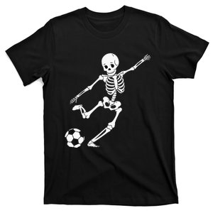 Soccer Skeleton Halloween Soccer Player Halloween T-Shirt