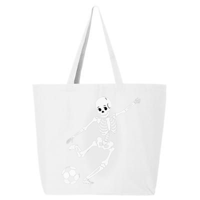 Soccer Skeleton Halloween Soccer Player Halloween 25L Jumbo Tote