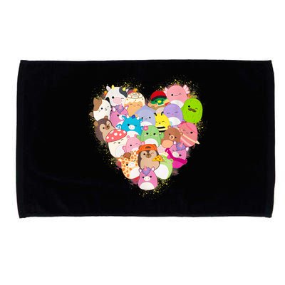 Squish Squad Heart Valentine Cute Microfiber Hand Towel