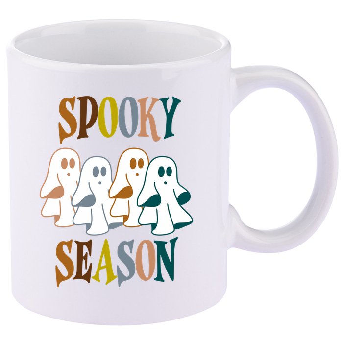 Spooky Season Halloween Ghost Festive 11oz C Handle Ceramic Mug