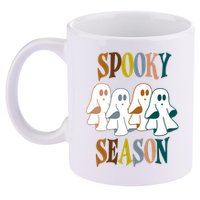 Spooky Season Halloween Ghost Festive 11oz C Handle Ceramic Mug
