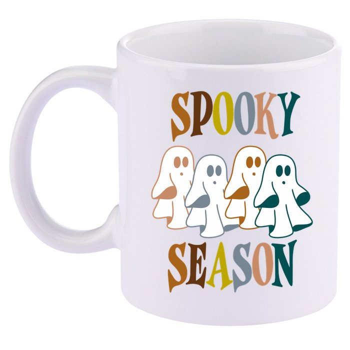 Spooky Season Halloween Ghost Festive 11oz C Handle Ceramic Mug