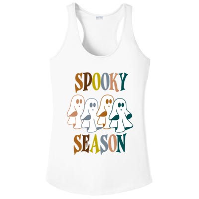 Spooky Season Halloween Ghost Festive Ladies PosiCharge Competitor Racerback Tank