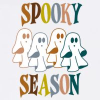 Spooky Season Halloween Ghost Festive Trucker Hat