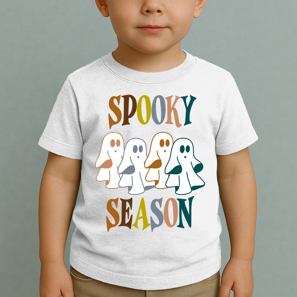 Spooky Season Halloween Ghost Festive Toddler T-Shirt