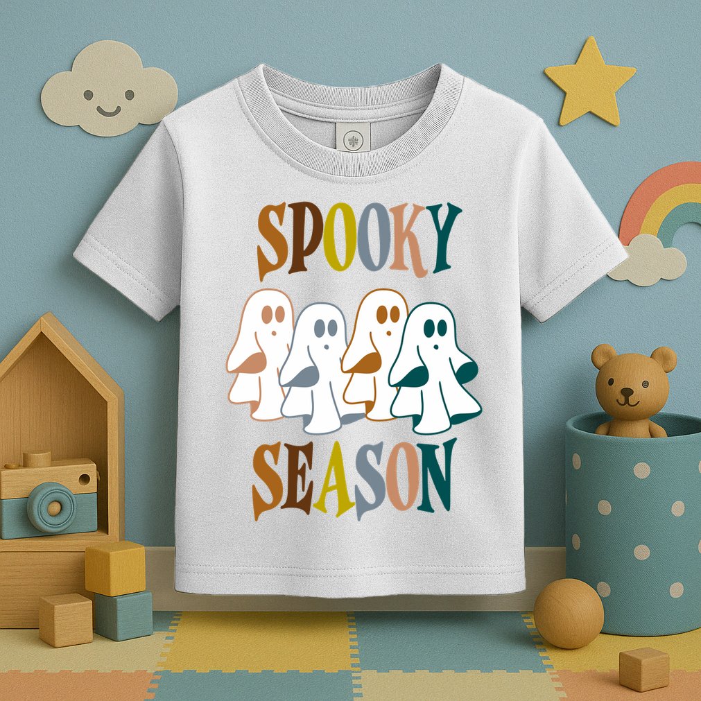 Spooky Season Halloween Ghost Festive Toddler T-Shirt