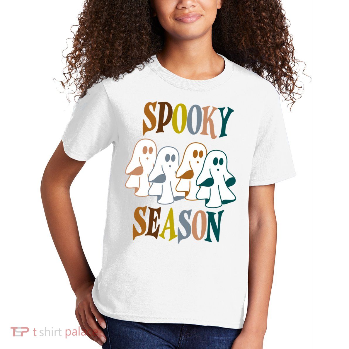 Spooky Season Halloween Ghost Festive Kids T-Shirt
