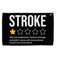 Stroke Survivor Heart Disease Warrior Fighter Cardiac Arrest Grommeted Golf Towel