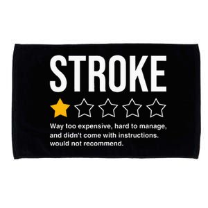 Stroke Survivor Heart Disease Warrior Fighter Cardiac Arrest Microfiber Hand Towel