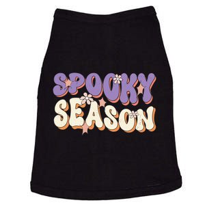 Spooky Season Halloween Groovy Retro Doggie Tank