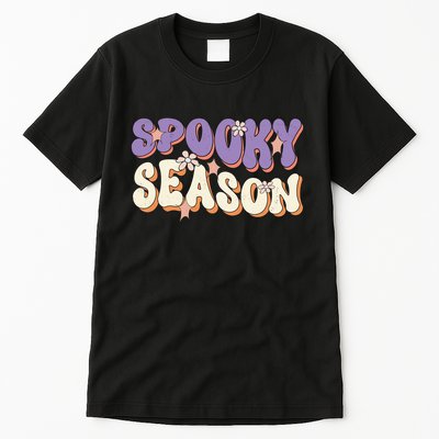 Spooky Season Halloween Groovy Retro Tall T-Shirt