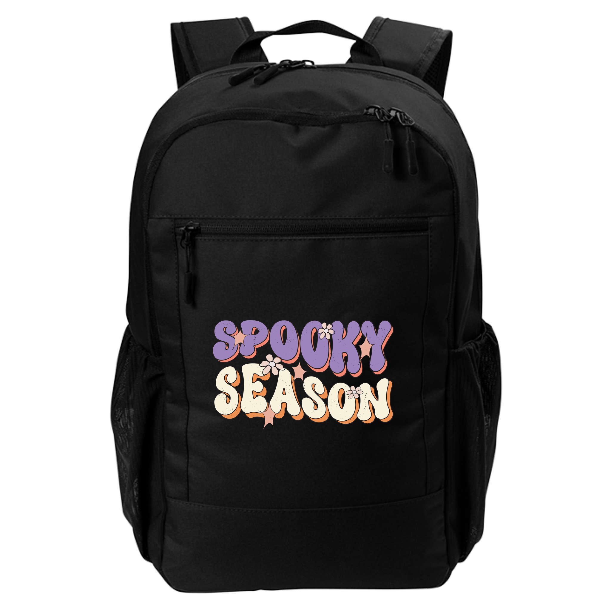 Spooky Season Halloween Groovy Retro Backpack