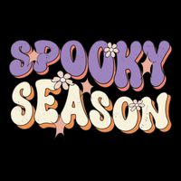 Spooky Season Halloween Groovy Retro Flatbill Hat