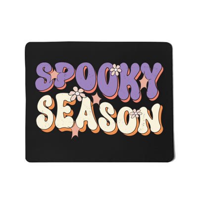 Spooky Season Halloween Groovy Retro Mousepad