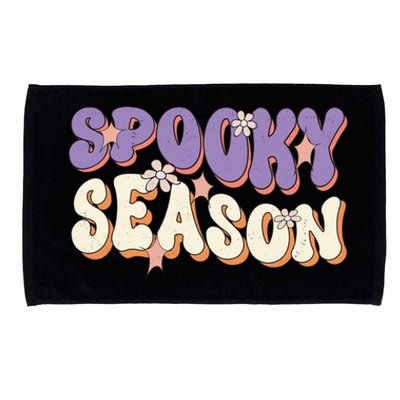 Spooky Season Halloween Groovy Retro Microfiber Hand Towel