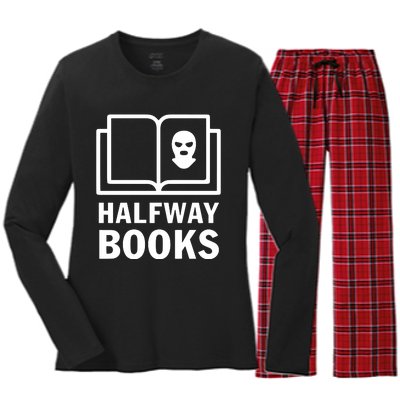 Shea Serrano Halfway Books Women's Long Sleeve Flannel Pajama Set 