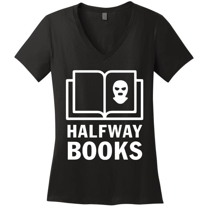 Shea Serrano Halfway Books Women's V-Neck T-Shirt