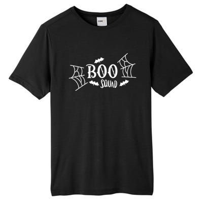 Spooky Season Halloween Boo Squad Scary Bats And Spider Web Gift Tall Fusion ChromaSoft Performance T-Shirt