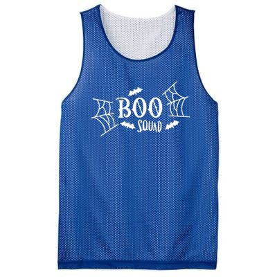 Spooky Season Halloween Boo Squad Scary Bats And Spider Web Gift Mesh Reversible Basketball Jersey Tank