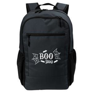 Spooky Season Halloween Boo Squad Scary Bats And Spider Web Gift Daily Commute Backpack