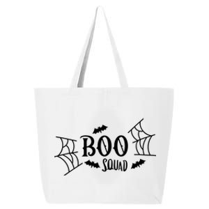 Spooky Season Halloween Boo Squad Scary Bats And Spider Web Gift 25L Jumbo Tote