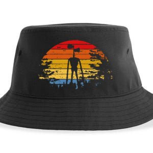 Scary Siren Head Creepypasta Horror Sustainable Bucket Hat