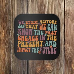 Social Studies History Teacher Back To School Coaster