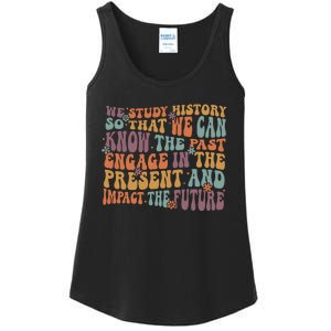 Social Studies History Teacher Back To School Ladies Essential Tank