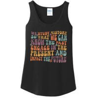 Social Studies History Teacher Back To School Ladies Essential Tank