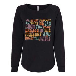 Social Studies History Teacher Back To School Womens California Wash Sweatshirt