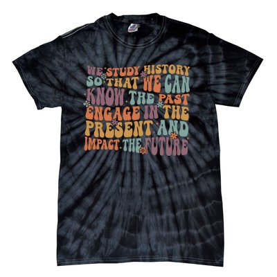 Social Studies History Teacher Back To School Tie-Dye T-Shirt