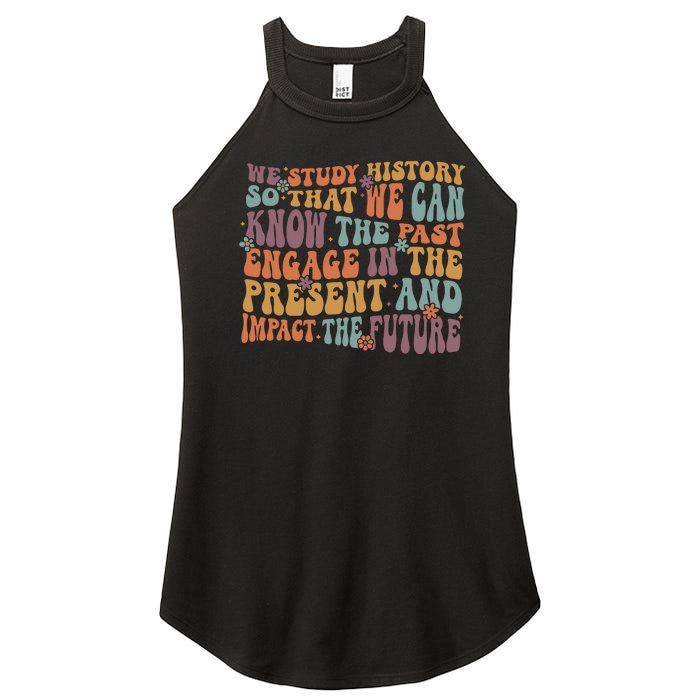 Social Studies History Teacher Back To School Women's Perfect Tri Rocker Tank