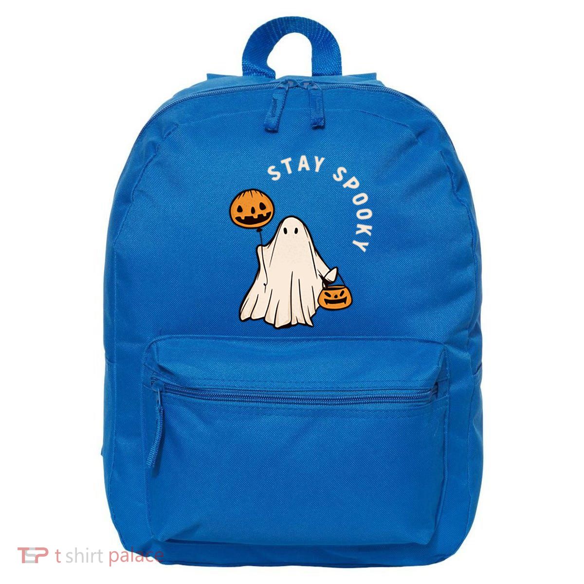 Stay Spooky Halloween Retro Spooky Season Fall Vibes Ghost Gift 16 in Basic Backpack