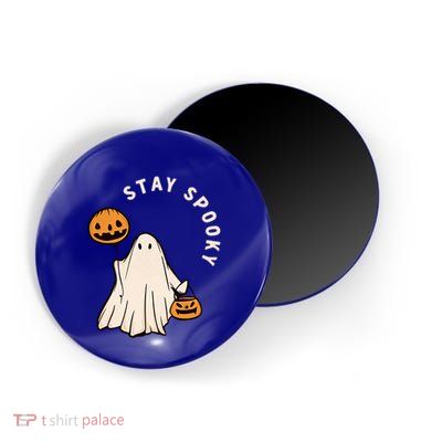 Stay Spooky Halloween Retro Spooky Season Fall Vibes Ghost Gift Magnet