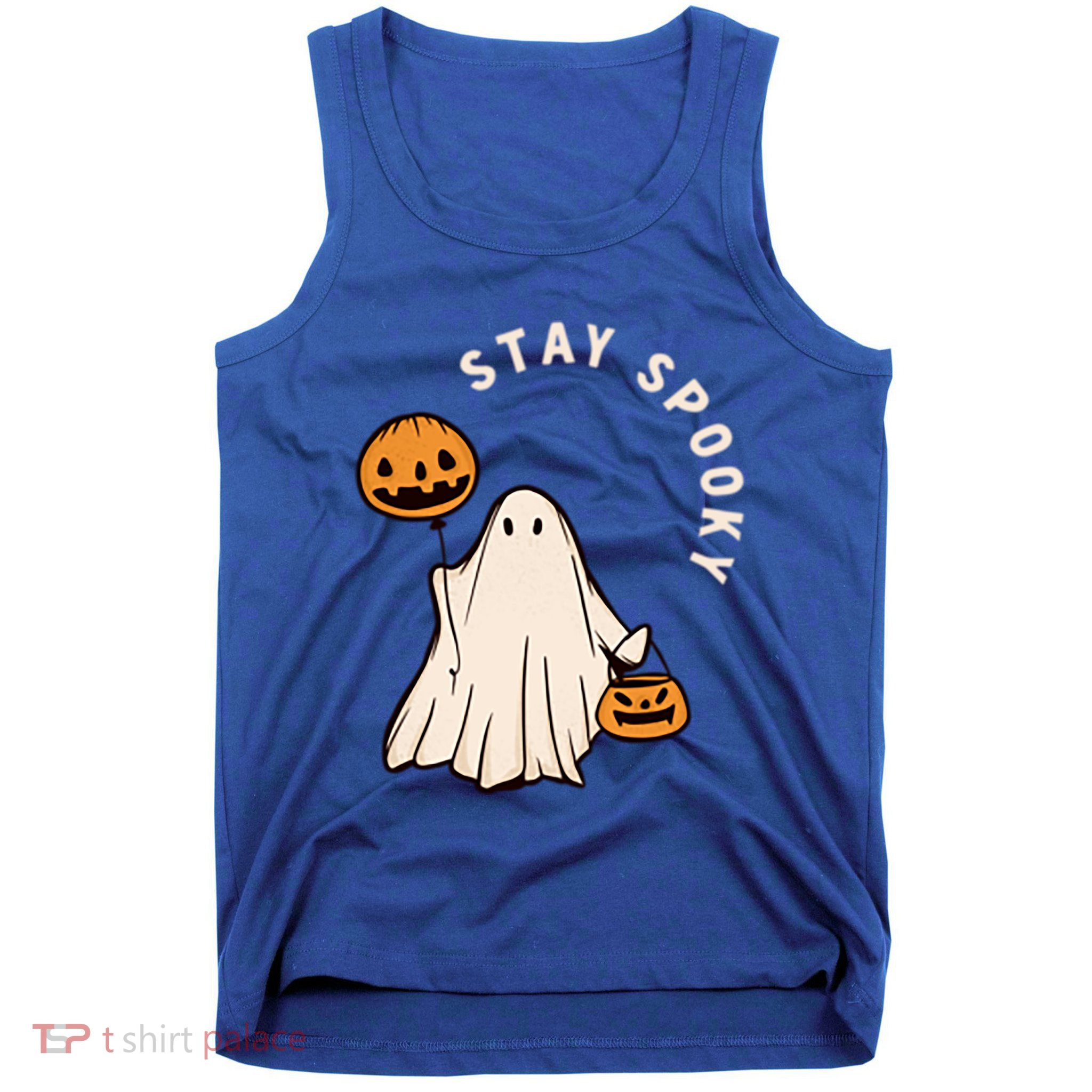 Stay Spooky Halloween Retro Spooky Season Fall Vibes Ghost Gift Tank Top