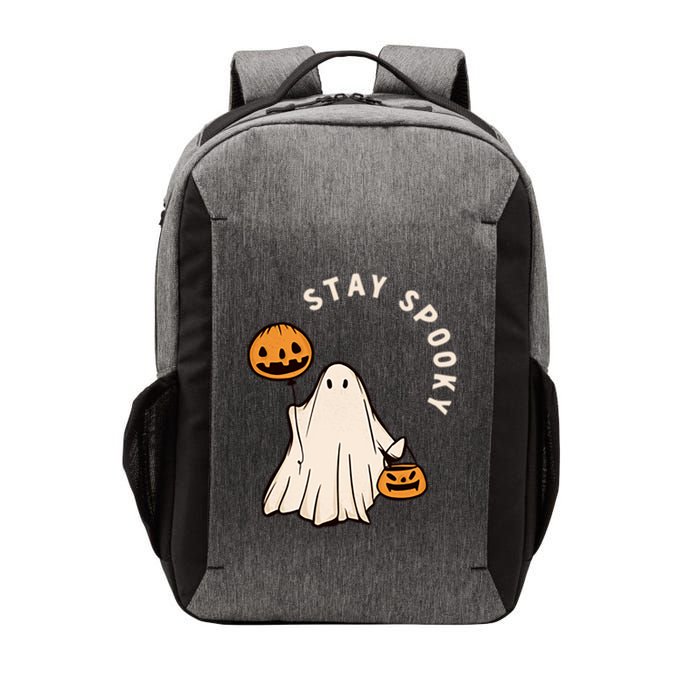 Stay Spooky Halloween Retro Spooky Season Fall Vibes Ghost Gift Vector Backpack