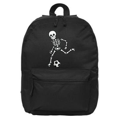 Skeleton Soccer Halloween Sport Player Costume 16 in Basic Backpack
