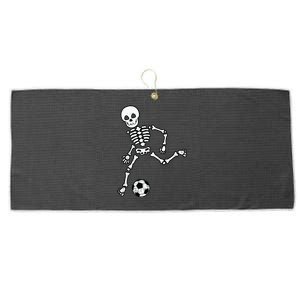 Skeleton Soccer Halloween Sport Player Costume Large Microfiber Waffle Golf Towel