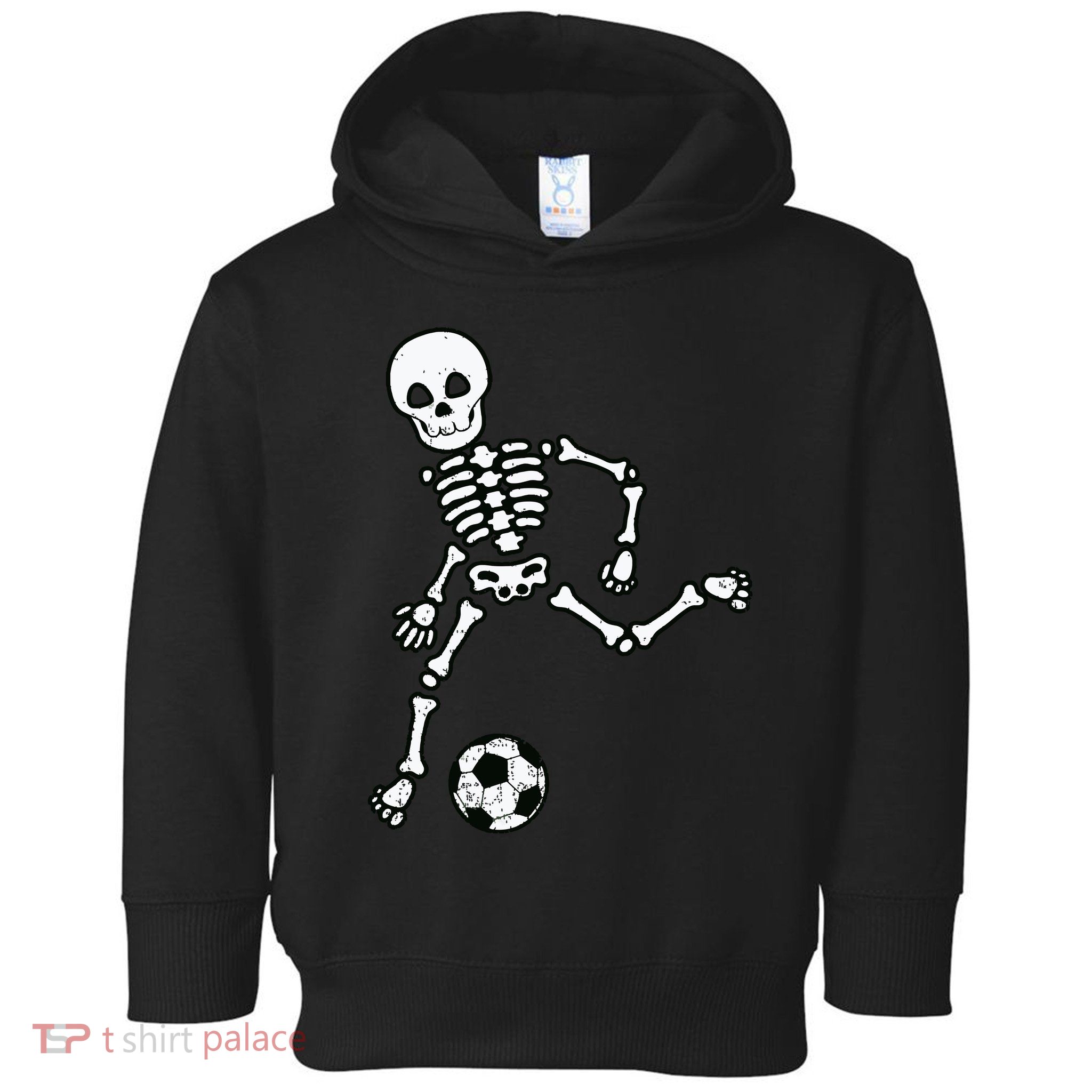 Skeleton Soccer Halloween Sport Player Costume Toddler Hoodie