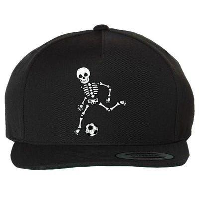 Skeleton Soccer Halloween Sport Player Costume Wool Snapback Cap