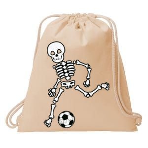 Skeleton Soccer Halloween Sport Player Costume Drawstring Bag