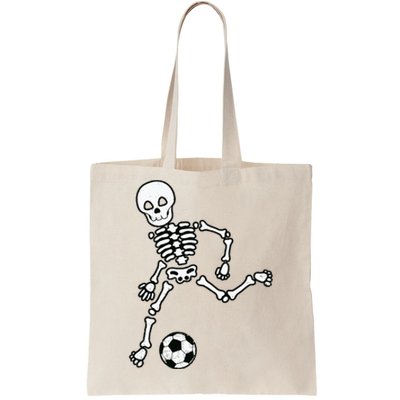 Skeleton Soccer Halloween Sport Player Costume Tote Bag