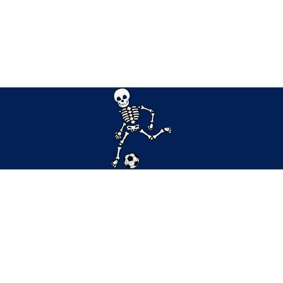 Skeleton Soccer Halloween Sport Player Costume Bumper Sticker